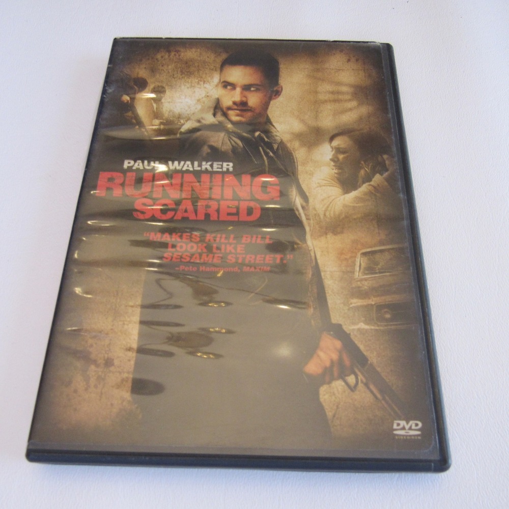 Running Scared DVD 2006 Paul Walker Crime Thriller New Line Cinema Widescreen R‎